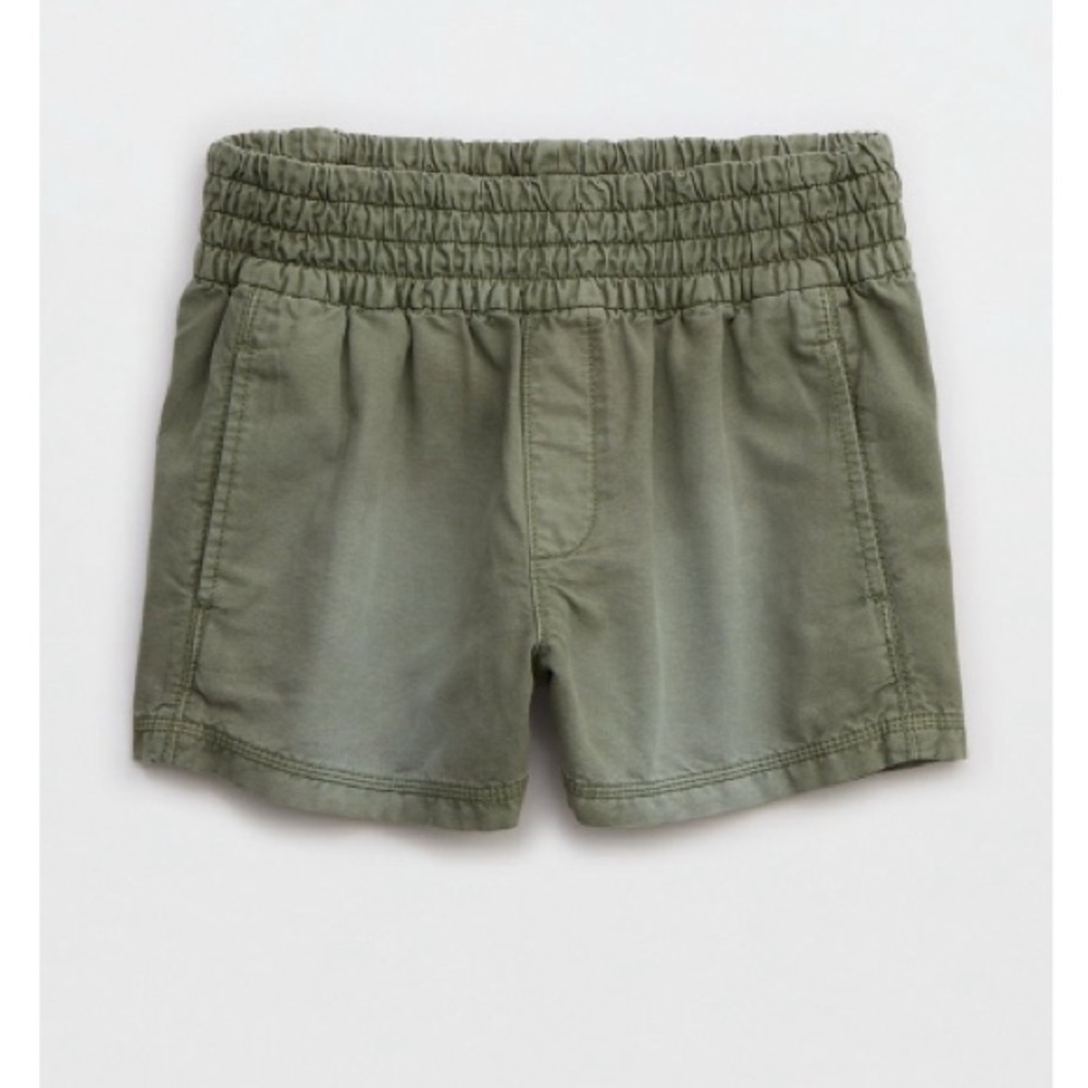 Aerie High Waist Green Shorts